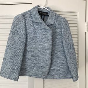 TER ET BANTINE blue cropped blazer